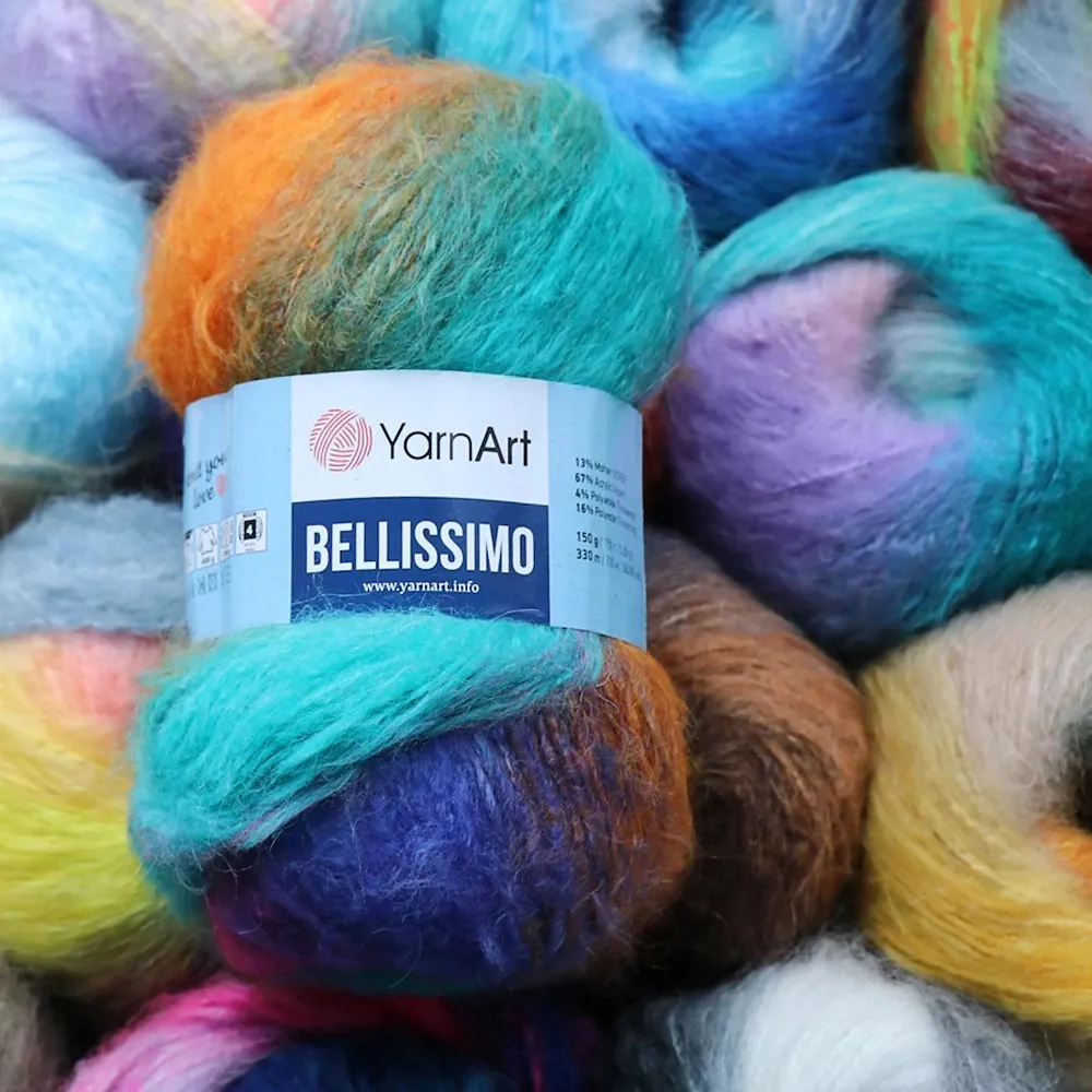 YarnArt Bellissimo, №1407, пряжа мохер – купить | Candy Yarn