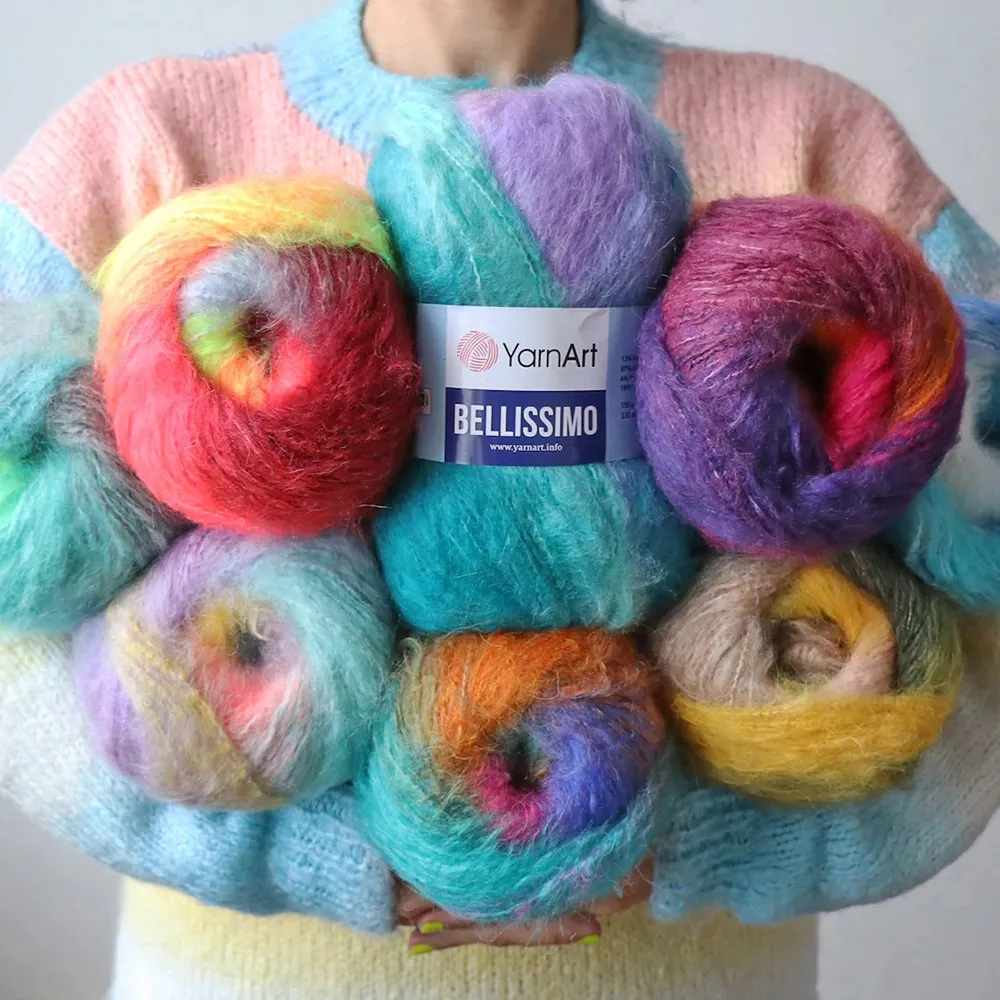 YarnArt Bellissimo, №1416, пряжа мохер – купить | Candy Yarn