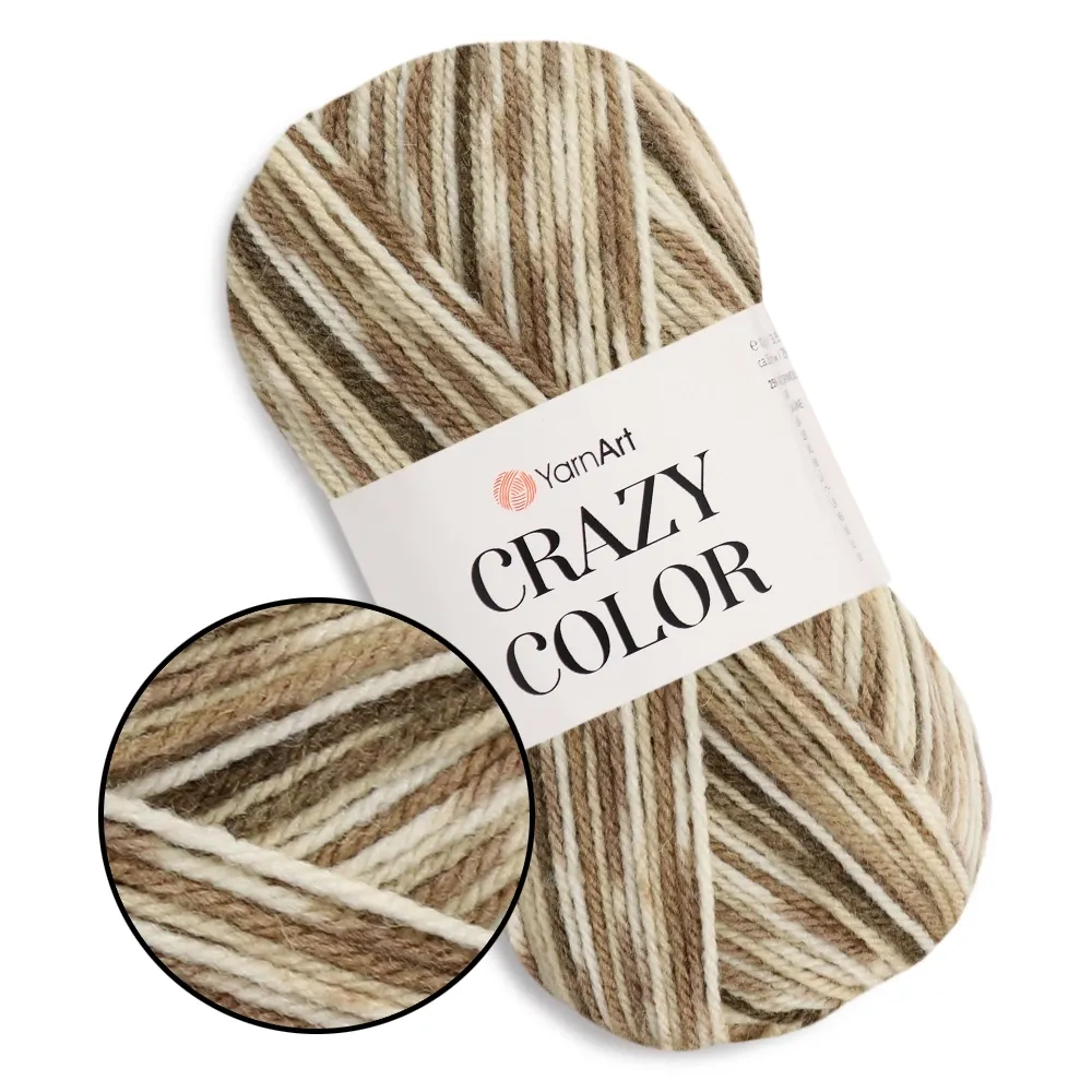 YarnArt Crazy Color, №110 – купить | Candy Yarn