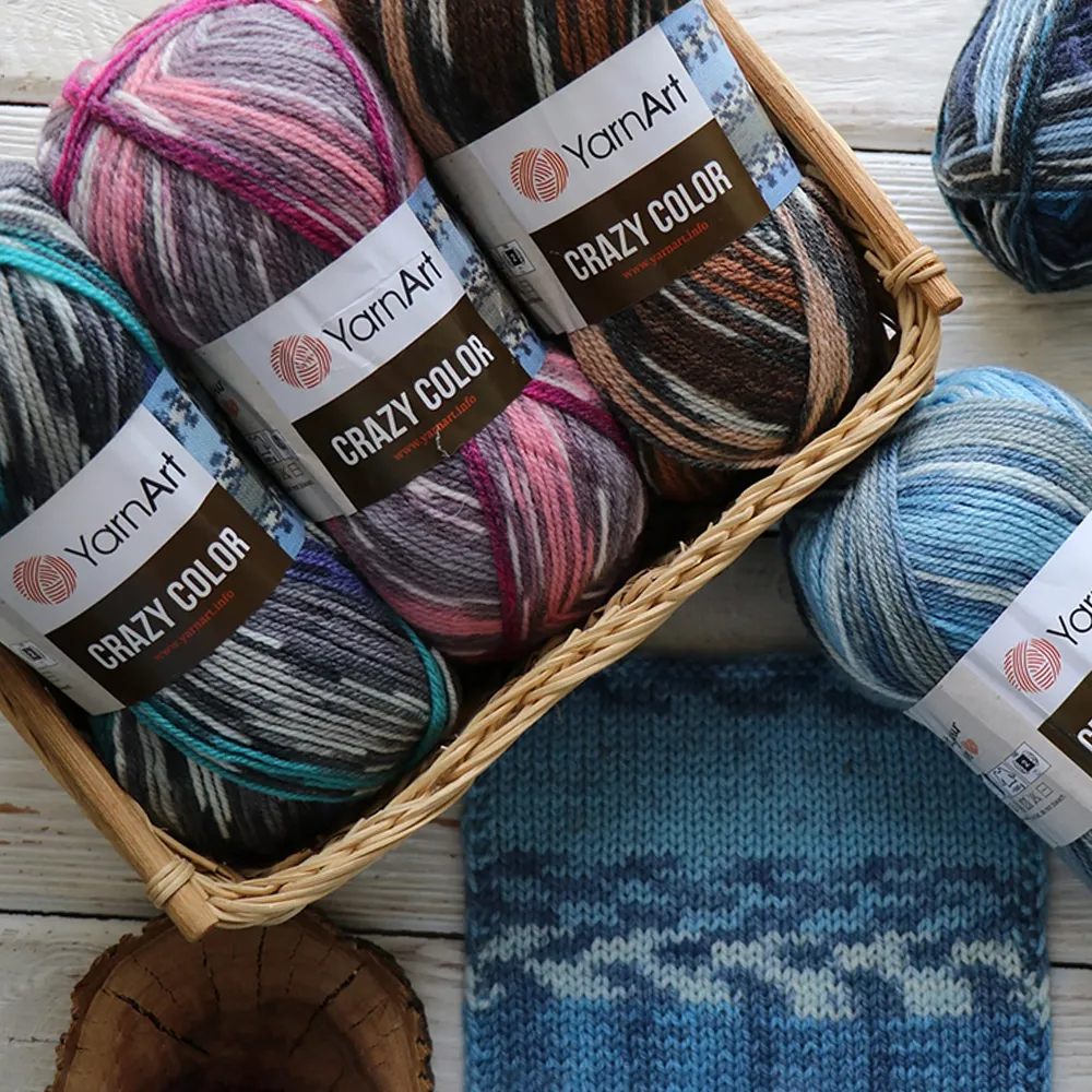YarnArt Crazy Color, №138 – купить | Candy Yarn