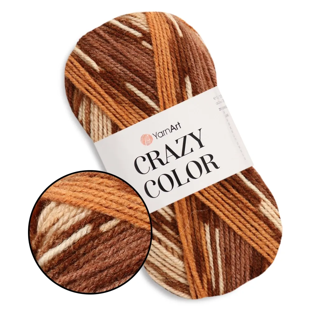 YarnArt Crazy Color, №138 – купить | Candy Yarn