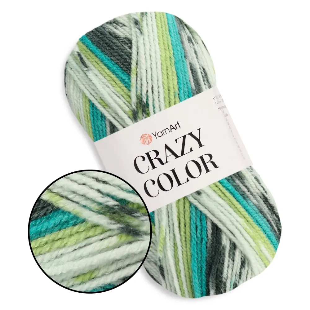YarnArt Crazy Color, №166 – купити | Candy Yarn
