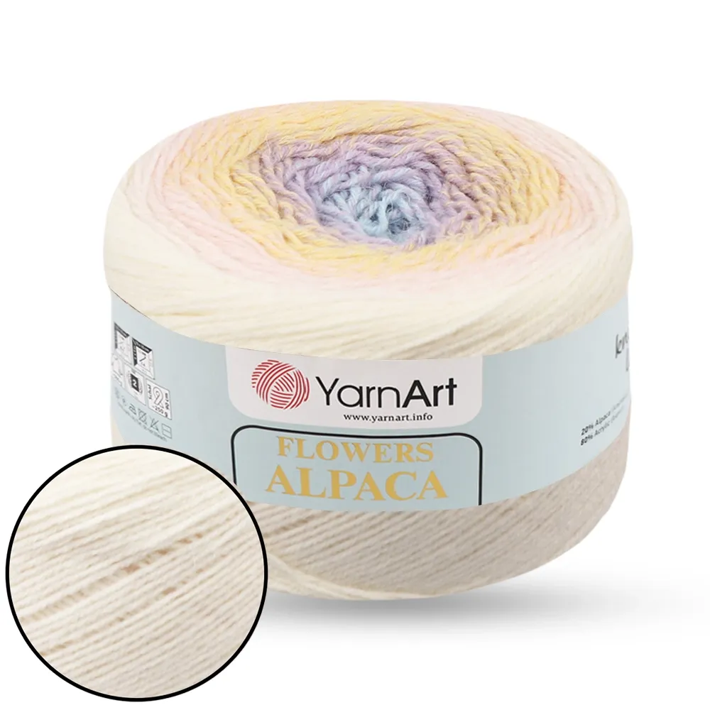 YarnArt Flowers Alpaca, №402 – купити | Candy Yarn