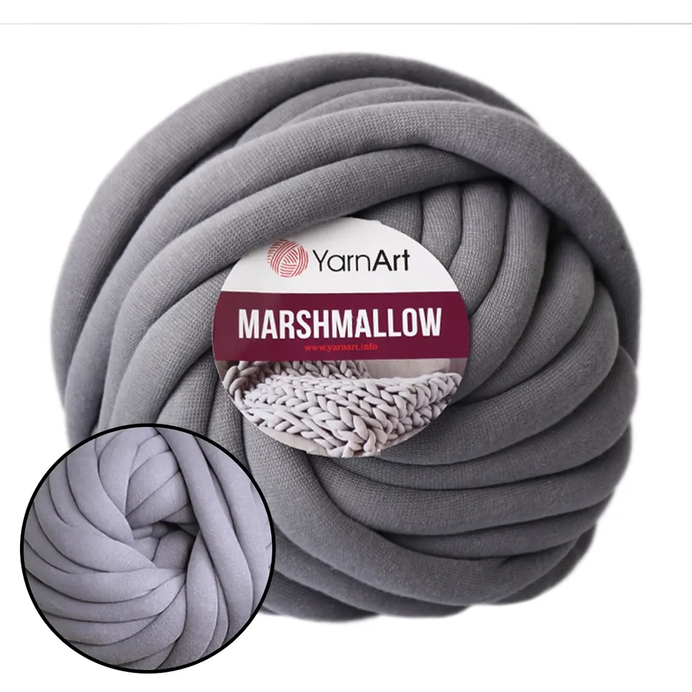 YarnArt Marshmallow, Светло-сірий №904 – купити | Candy Yarn