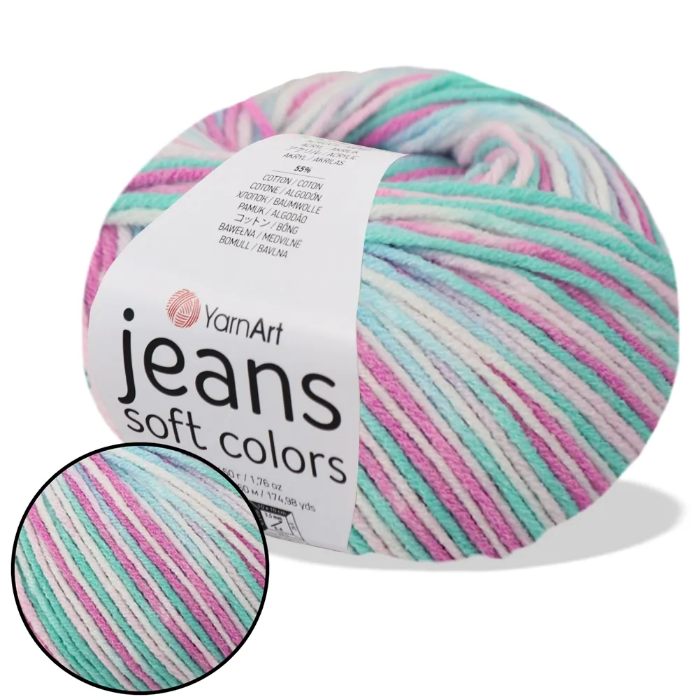 YarnArt Jeans Soft Colors, №6202 – купити | Candy Yarn