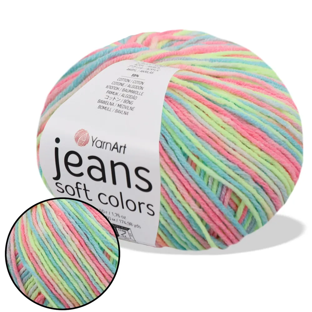 YarnArt Jeans Soft Colors, №6204 – купить | Candy Yarn