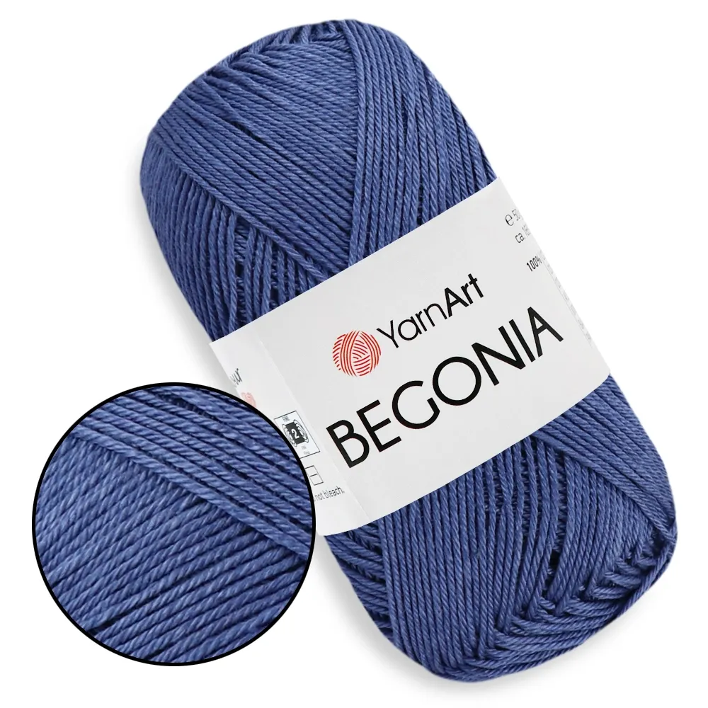 YarnArt Begonia, Синий №154 – купить | Candy Yarn