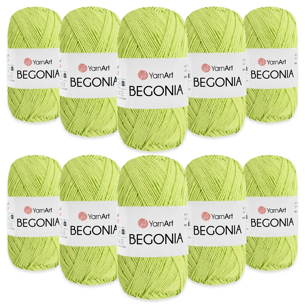 Упаковка YarnArt Begonia, Салат №5352, 10шт – купити | Candy Yarn