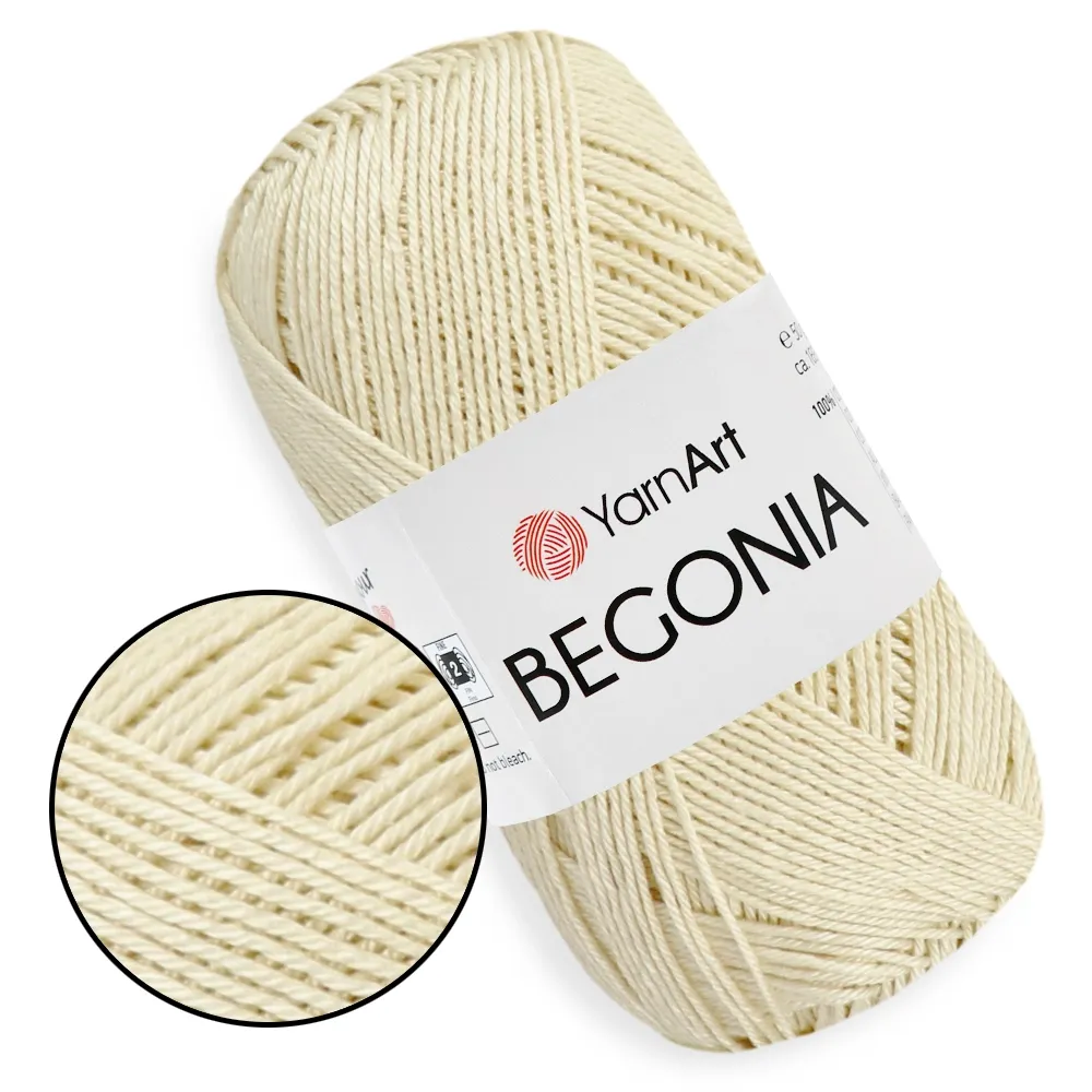 YarnArt Begonia, Бежевый №6194 – купить | Candy Yarn