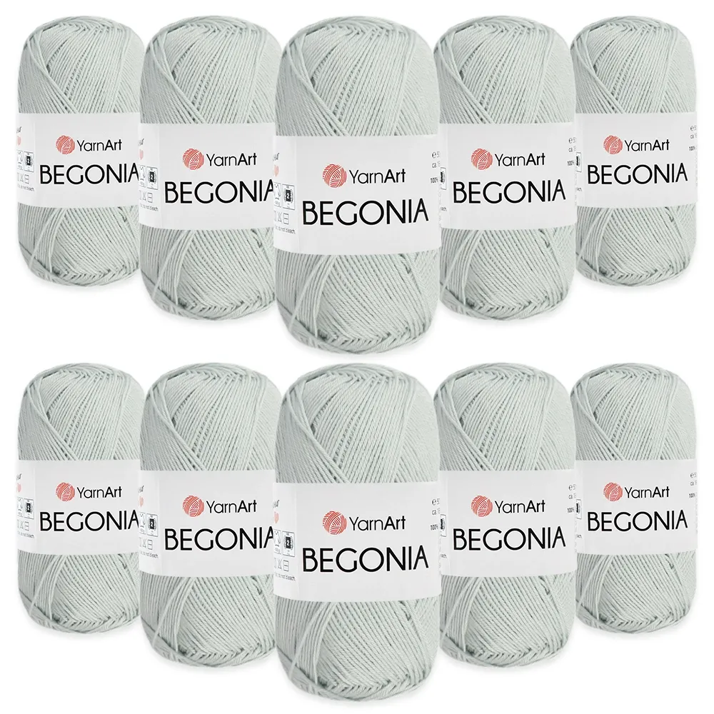 Упаковка YarnArt Begonia, Нежно-голубой №54462, 10шт – купить | Candy Yarn