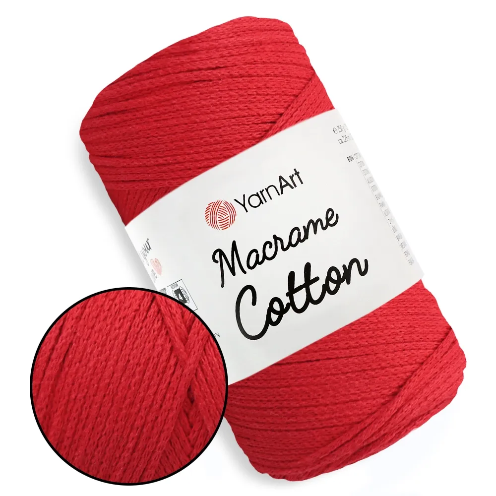 YarnArt Macrame Cotton / Макраме Коттон, 250г/225м бавовняний шнур – купити | Candy Yarn