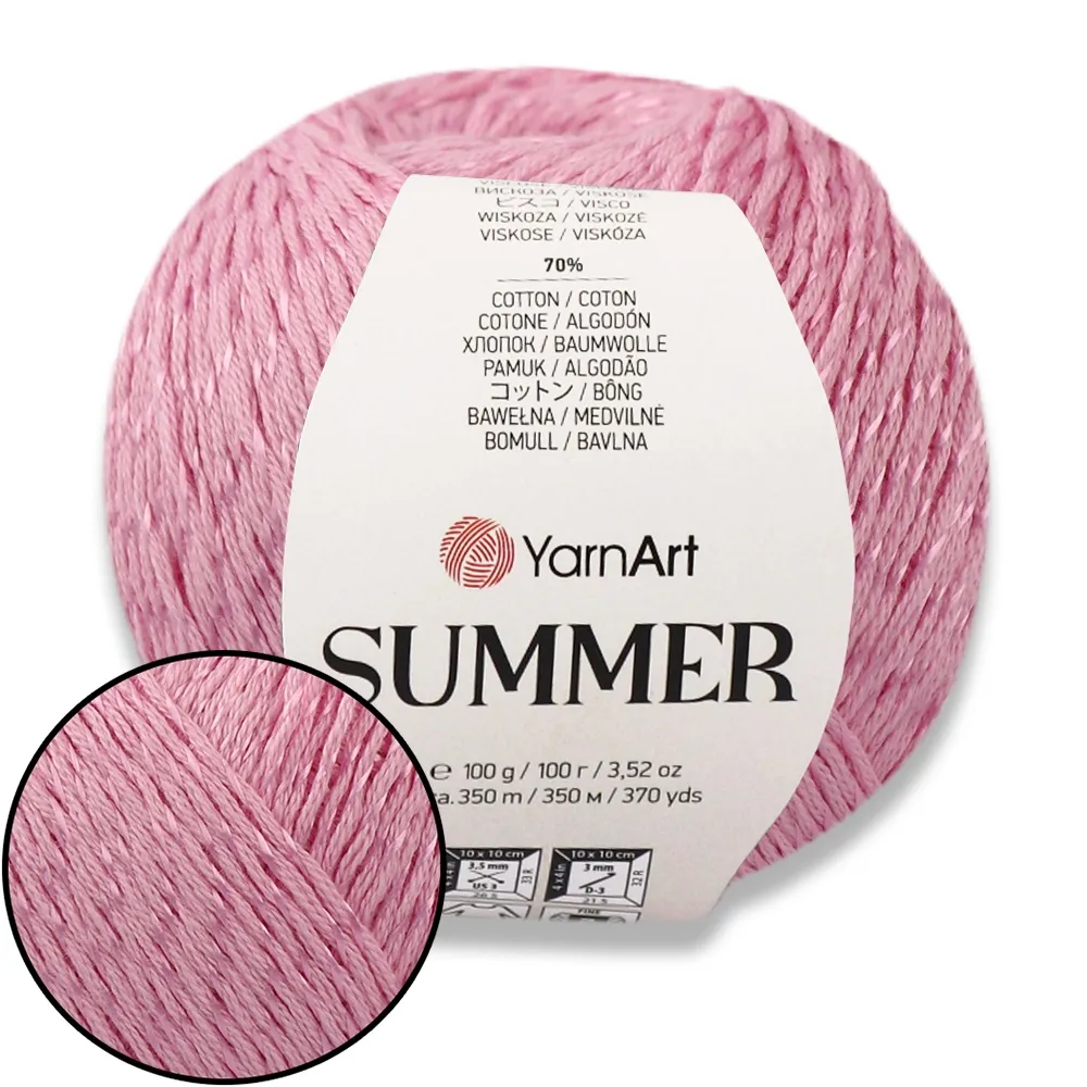 YarnArt Summer, Рожевий №01 – купити | Candy Yarn