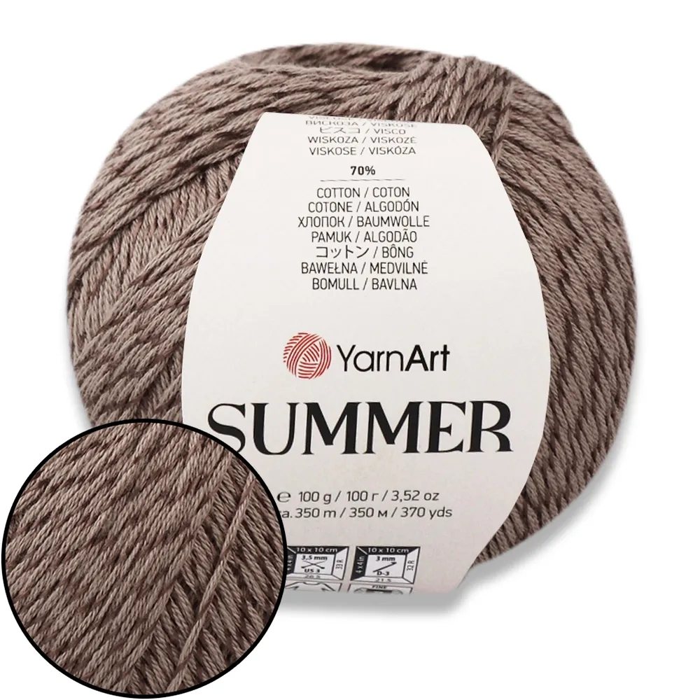 YarnArt Summer, Коричневий №49 – купити | Candy Yarn