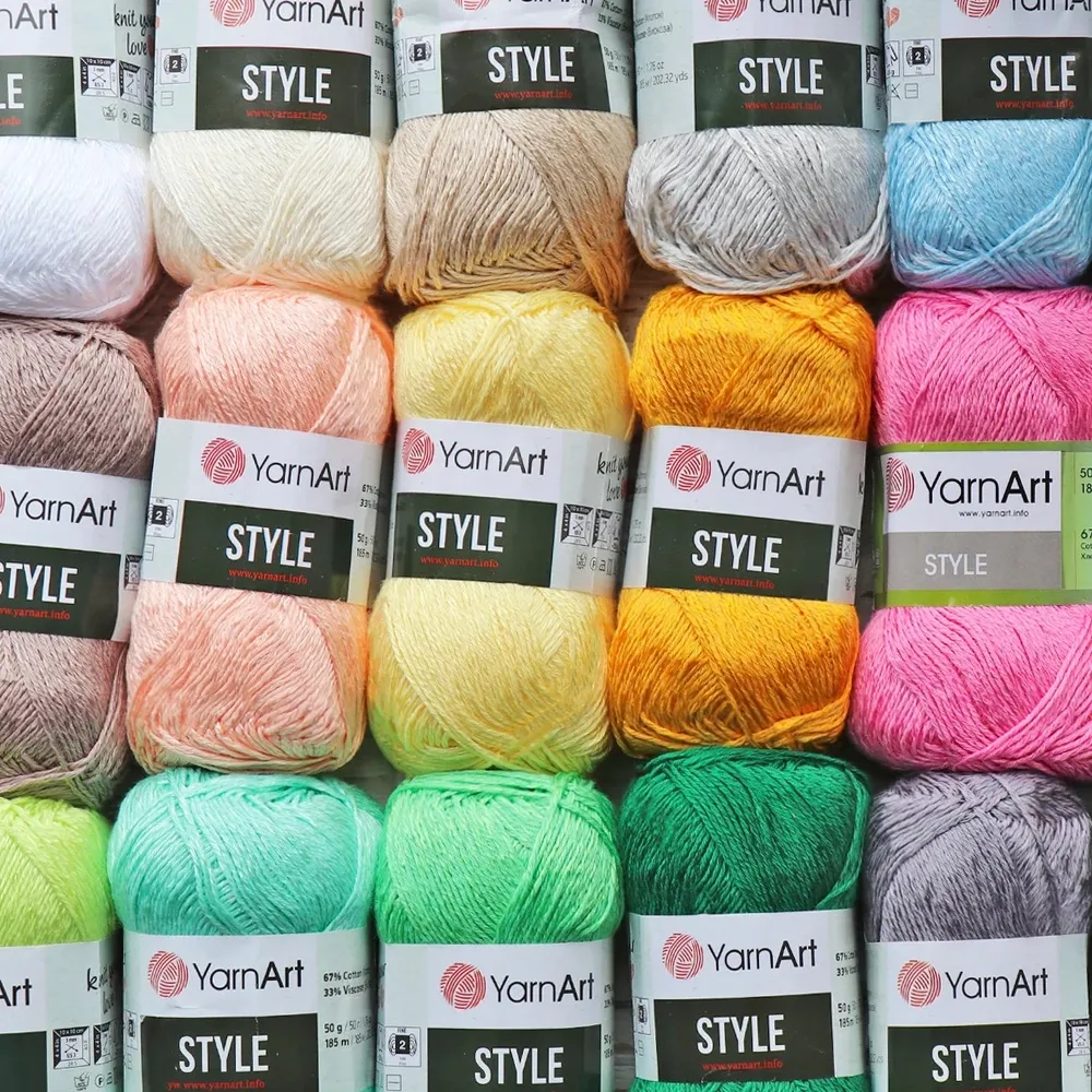 YarnArt Style, Темно-синий №670 – купить | Candy Yarn