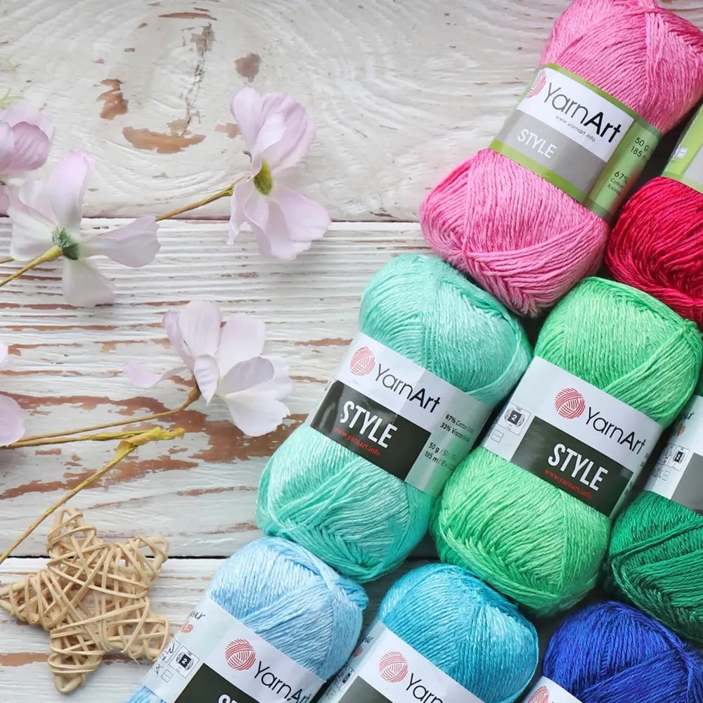 YarnArt Style, Червоний №675 – купити | Candy Yarn