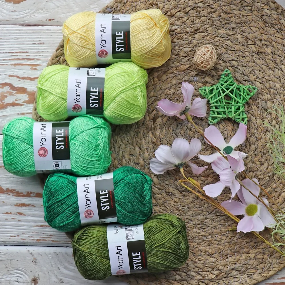 YarnArt Style, Бордо №676 – купить | Candy Yarn