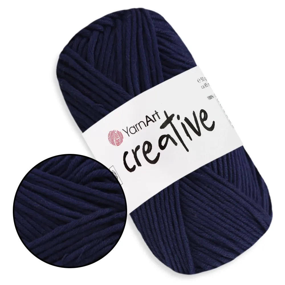 YarnArt Creative, Темно-синий №241 – купить | Candy Yarn