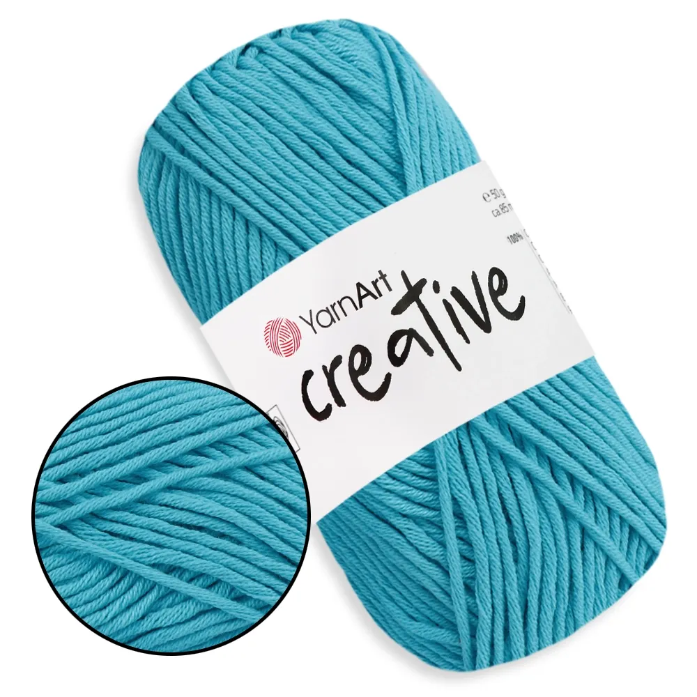 YarnАrt Creative, Бірюза №247 – купити | Candy Yarn