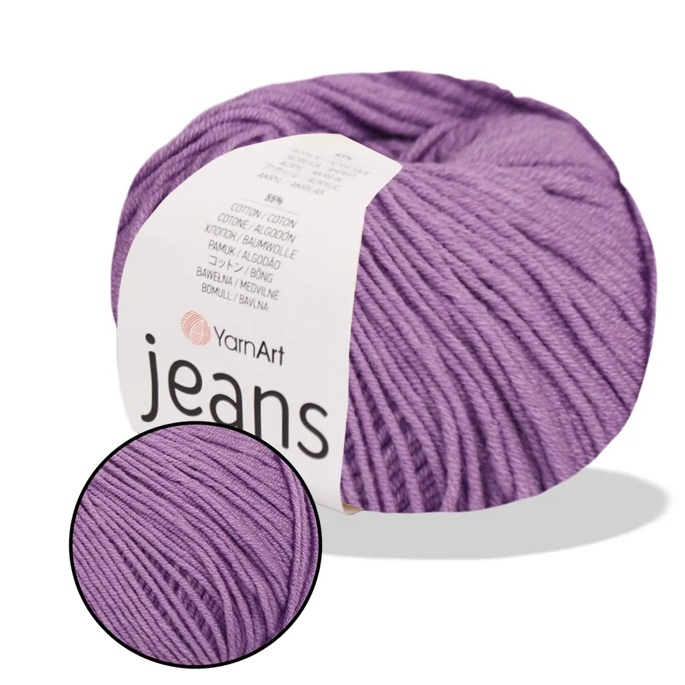 YarnArt Jeans, Лаванда №72 – купити | Candy Yarn