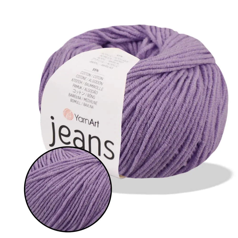 YarnArt Jeans, Бузок №89 – купити | Candy Yarn