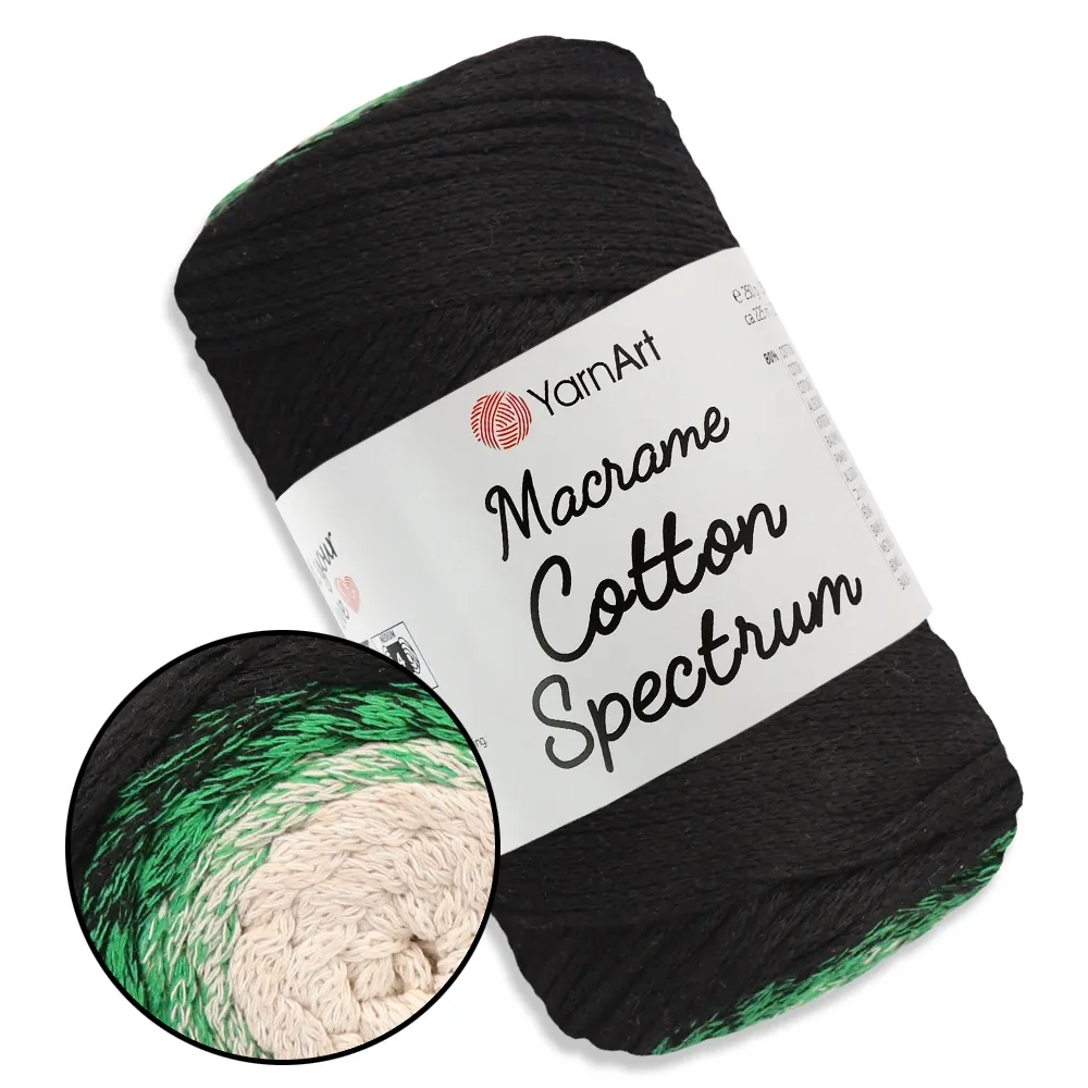 YarnArt Macrame Cotton Spectrum, №1315 – купить | Candy Yarn