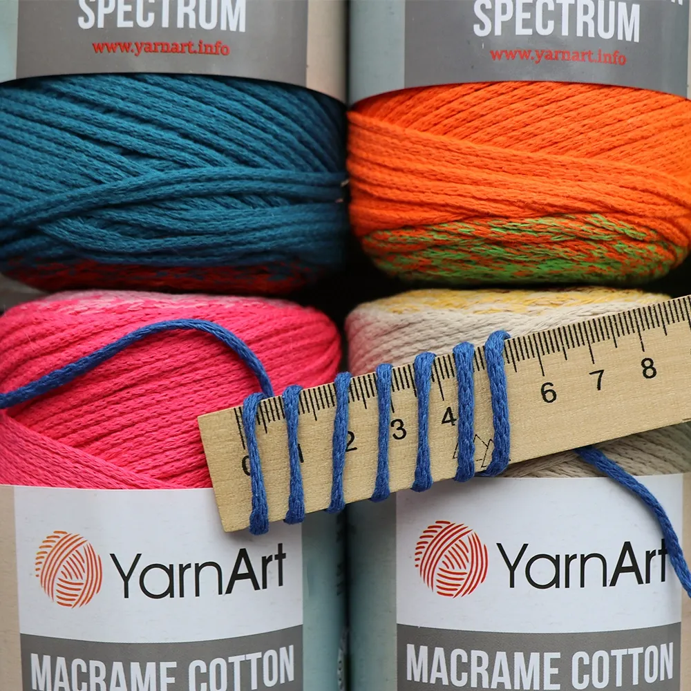 YarnArt Macrame Cotton Spectrum, №1322 – купить | Candy Yarn
