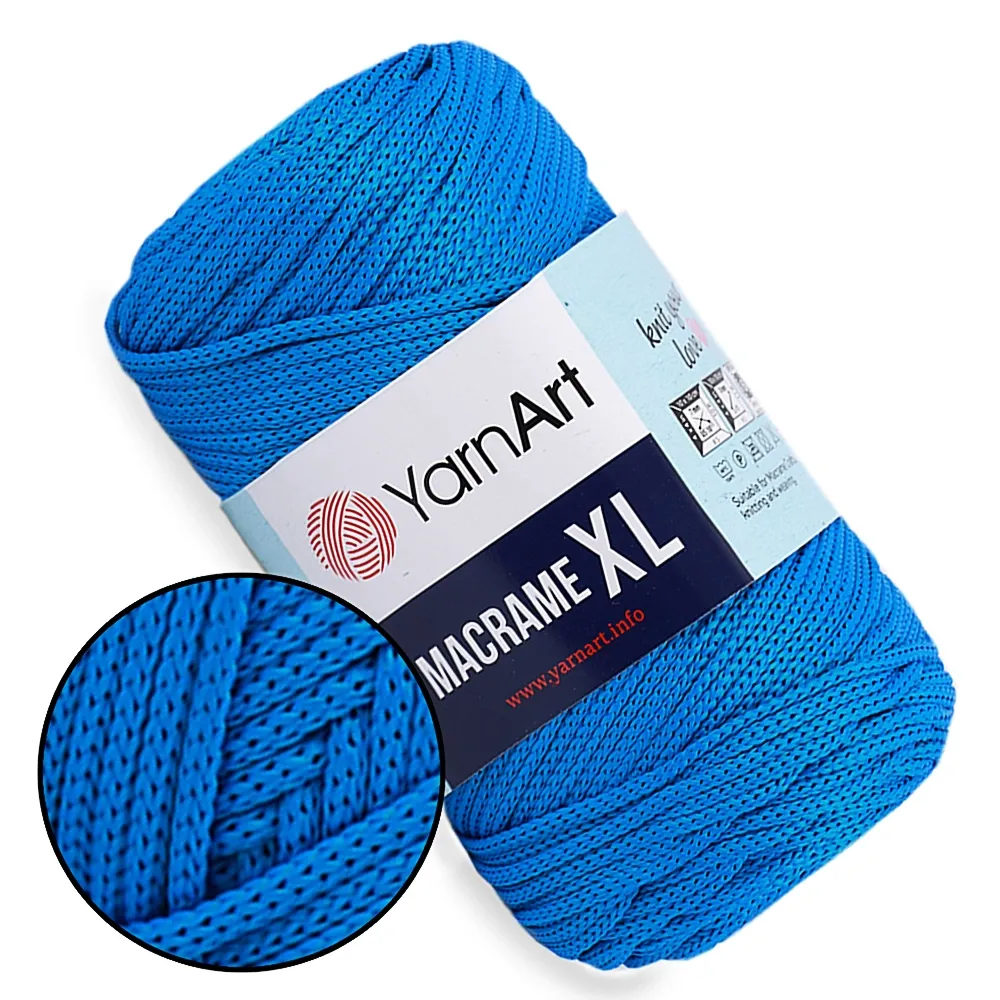 YarnArt Macrame XL, Електрик №139, шнур поліестеровий 4мм – купити | Candy Yarn