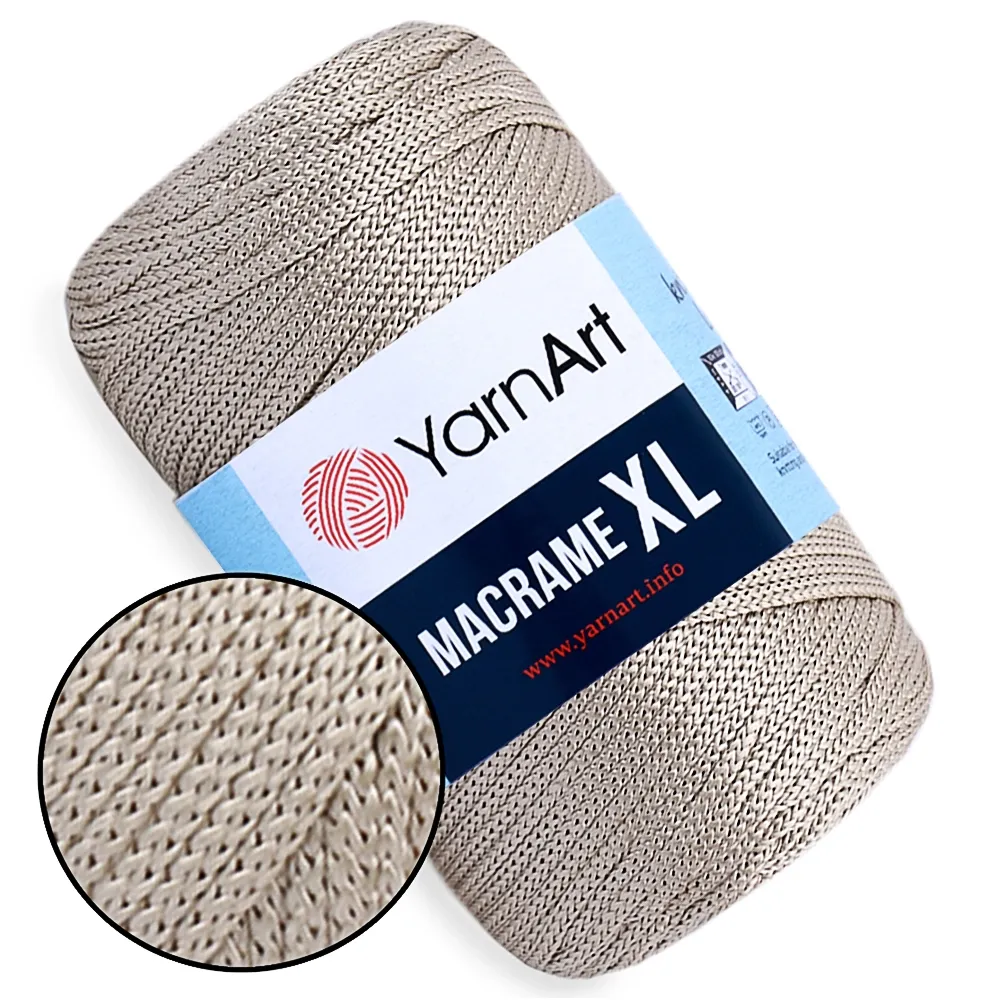 YarnArt Macrame XL, Глясе №156, шнур поліестеровий 4мм – купити | Candy Yarn