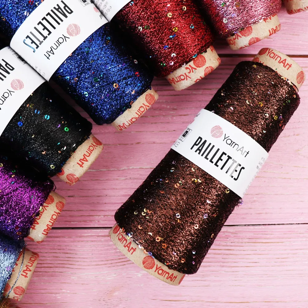 YarnArt Paillettes, Бузок №8004 – купити | Candy Yarn