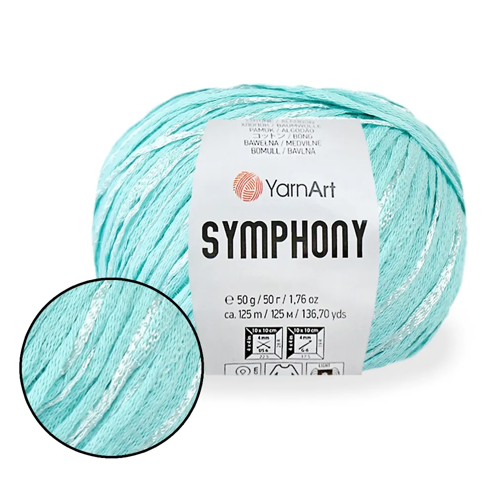 YarnArt Symphony, Бірюза №2122 – купити | Candy Yarn