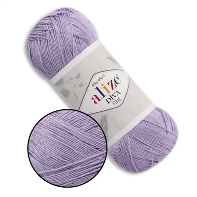 Alize Diva Fine, 100г/600м мікрофібра пряжа для в'язання