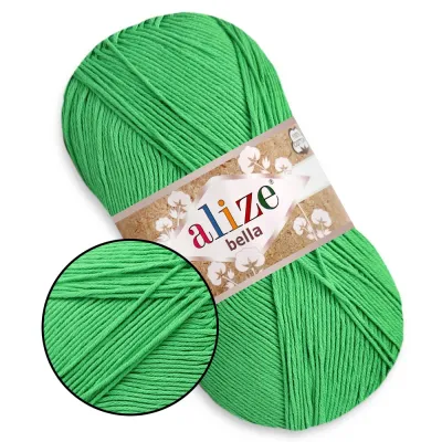 Alize Bella 100, Зелений №455