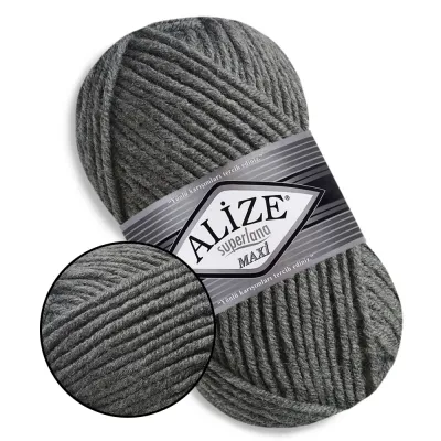 Alize Super Lana Maxi / Алізе Супер Лана Максі, товста вовняна пряжа