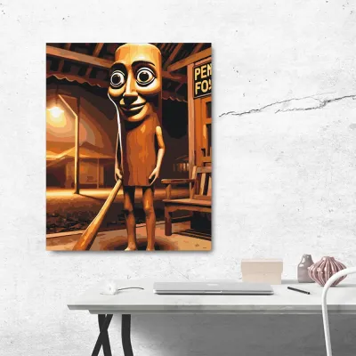Картини за номерами 40*50 "Тунг Тунг Тунг Сахур (TUNG TUNG TUNG SAHUR)" №54387, Brushme
