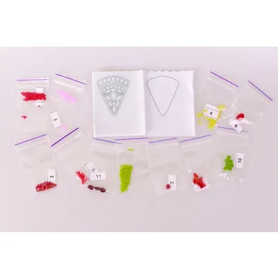Набор для изготовления брошки, "Арбуз", БП-201, 5*5.5см, Crystal Art