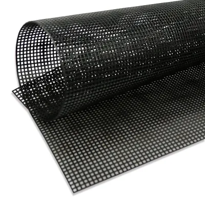 Пластиковая канва, черная, 50*33см, ячейка 2.5мм