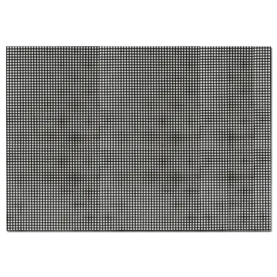 Пластиковая канва, черная, 60*42см, ячейка 4мм