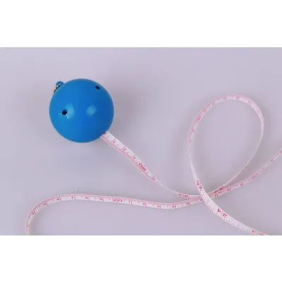 Сантиметр, мультяшный Кот, синий, 1м