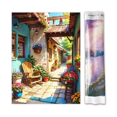 Алмазна мозайка без підрамника 30*40 "Рідний дім" №DW6171, Китай