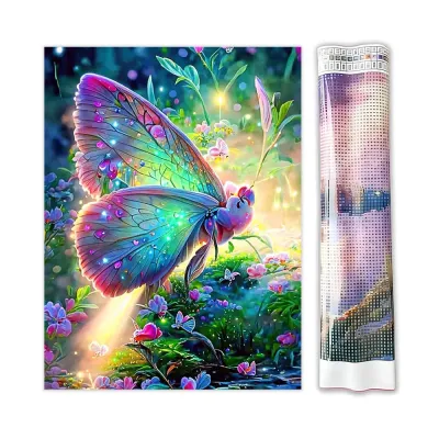Алмазна мозайка без підрамника 30*40 "Сяйво крил" №DW13435, Китай