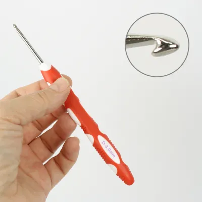 Гачок China цятки з прогумованої ручкою, 3.00мм 123-86