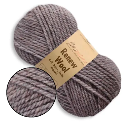FibraNatura Renew Wool, Блакитний меланж №109
