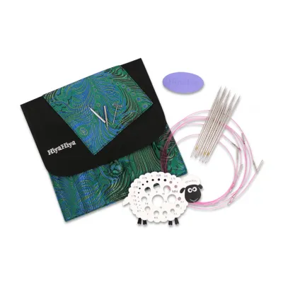 Набір шкарпеточних роз'ємних спиць 10 см, 13 см Interchangle Sock Set, Hiya Hiya