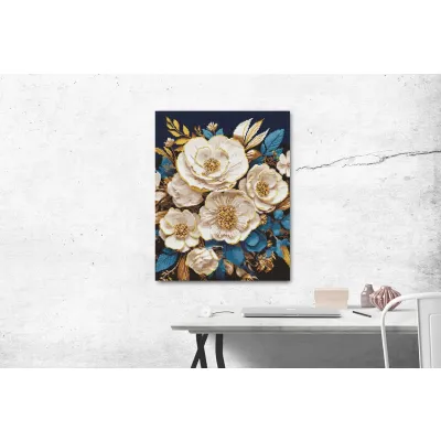 Алмазна мозайка 40*50 "Біла симфонія" №7996, Ідейка