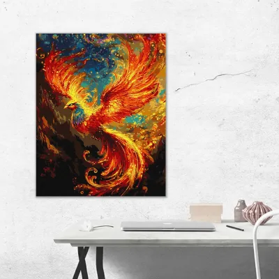 Картини за номерами 40*50 "Жар-птиця" №5152 Ідейка