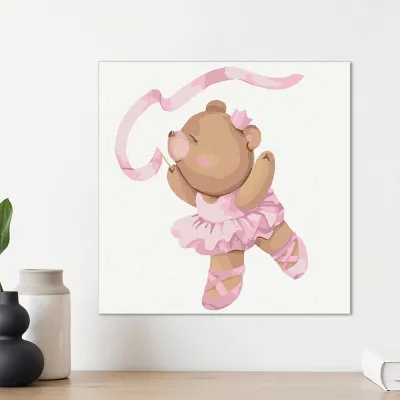 Картини за номерами 30*30 "Балеринка" №6026, Ідейка