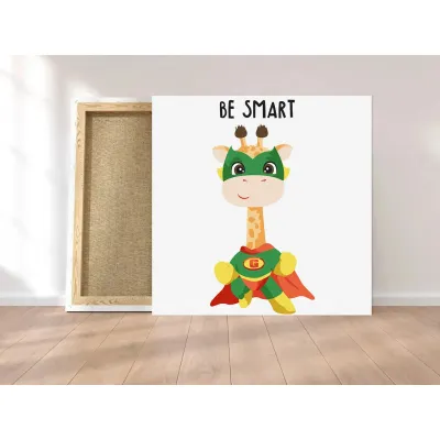 Картини за номерами 30*30 "Жираф-розумник" №6098, Ідейка