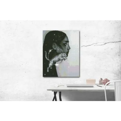 Алмазна мозайка 40*50 "Сузір'я тигра" №7270, Идейка