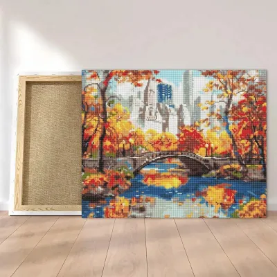 Алмазна мозайка 40*50 "Золотий парк" №8076, Ідейка