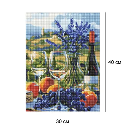 Алмазна мозайка 30*40 "Італійська насолода" №8093, Ідейка